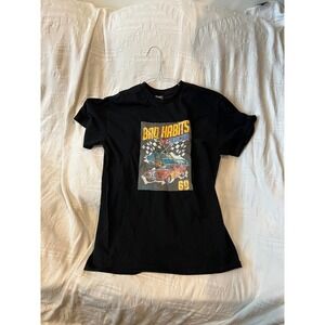 Gildan Bad Habits Racer 69 T-Shirt Mens M